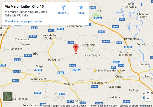Clicca per visualizzare la mappa di Google
